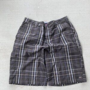 Brown and Cream O'Neill Plaid Shorts